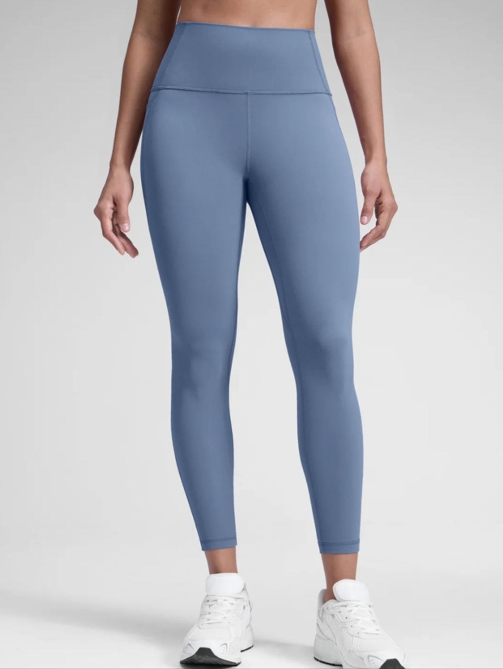 CRZ YOGA High-Waist Leggings in Dusty Blue